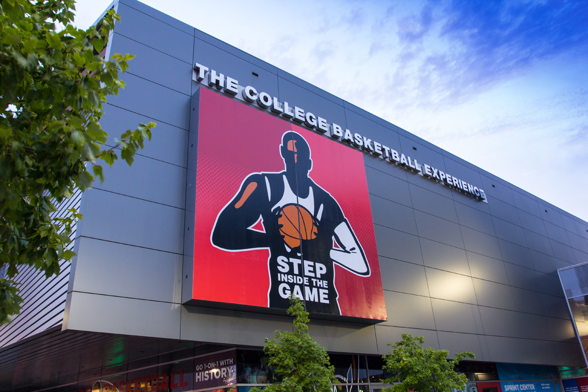 Attendees enjoying a fun night of networking at EDfest 2023 at the NASCAR Hall of Fame